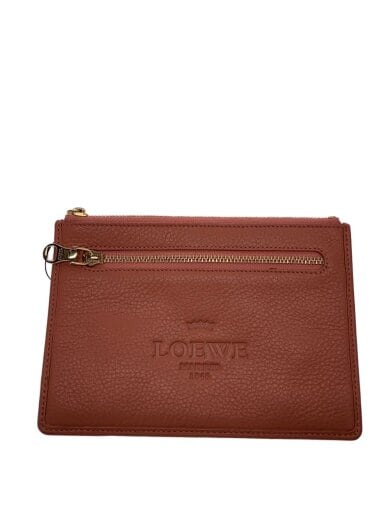 商品画像：ポーチ/レザー/PNK 1