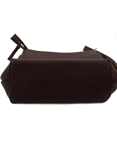 商品画像：ショルダーバッグ/レザー/BRW/無地 4