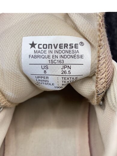 商品画像：ハイカットスニーカー/26.5cm/BEG/キャンバス/1SC163// 5