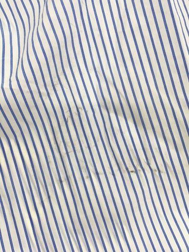 商品画像：長袖シャツ/S/コットン/BLU/ストライプ 8