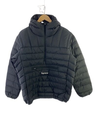 商品画像：Micro Half Zip Hooded Pullover/S/ポリエステル/BLK 1