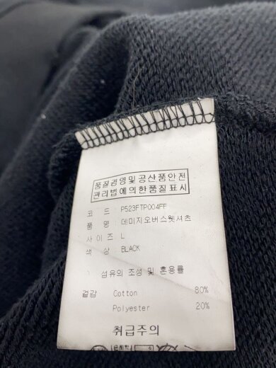 商品画像：peopleoftheworld/スウェット/L/--/BLK 4