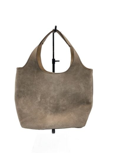 商品画像：ショルダーバッグ/スウェード/BEG 1