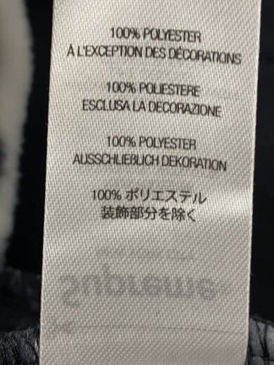 商品画像：フリースジャケット/M/ポリエステル/BLK/総柄 5