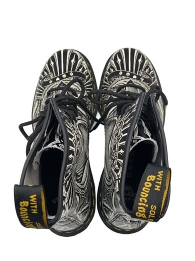 商品画像：ブーツ/US10/BLK/EGRET PLAYING CARD PRINT 3