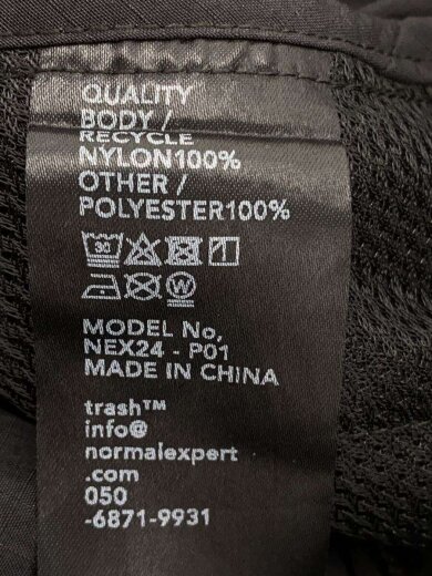 商品画像：normal expert/ボトム/--/ナイロン/BLK/無地 5