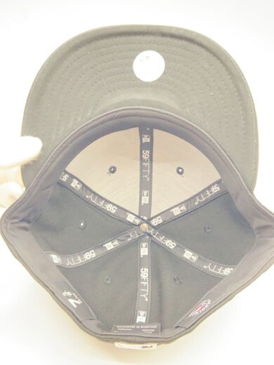 商品画像：キャップ/7 3/8/ポリエステル/BLK/メンズ 4