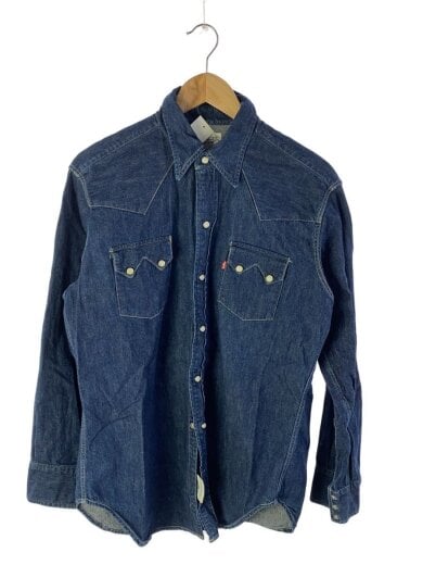 商品画像：98年製/バレンシア工場/ショートホーン復刻/長袖シャツ/L/コットン/IDG/7205-1018 1