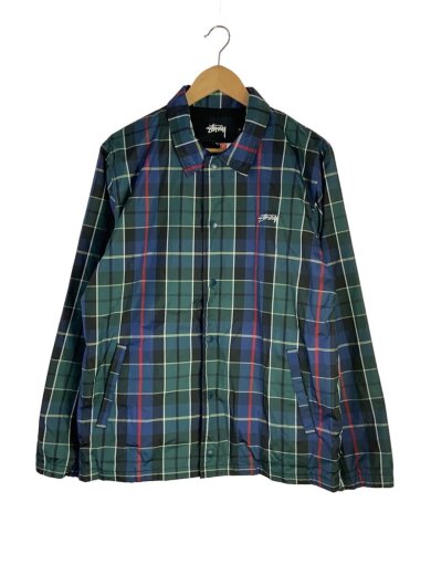 商品画像：ジャケット/M/ポリエステル/GRN/チェック 1
