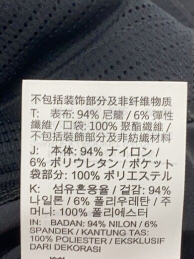 商品画像：ジャケット/M/ナイロン/BLK/HM7152-010 5