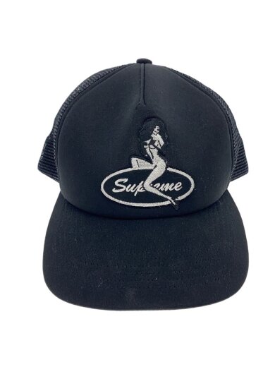 商品画像：Pin Up Mesh Black 5-Panel Cap/FREE/ポリエステル/BLK/メンズ 1