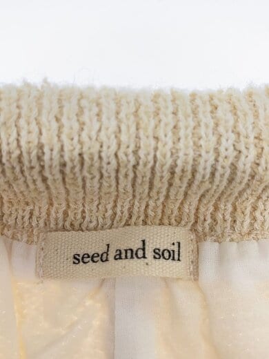 商品画像：seed and soil/ボトム/FREE/コットン/BEG 4