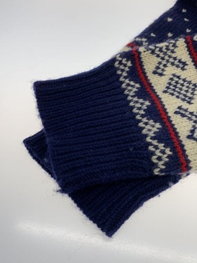 商品画像：カーディガン(厚手)/--/ウール/NVY/総柄 4