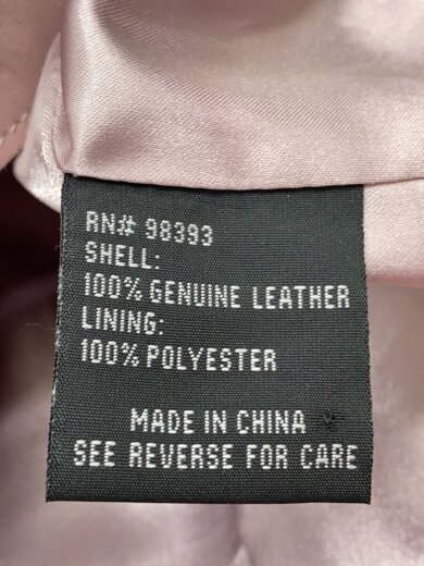 商品画像：レザージャケット・ブルゾン/L/レザー/PNK 4