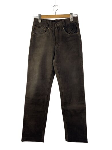 商品画像：ストレートパンツ/30/レザー/BRW 1