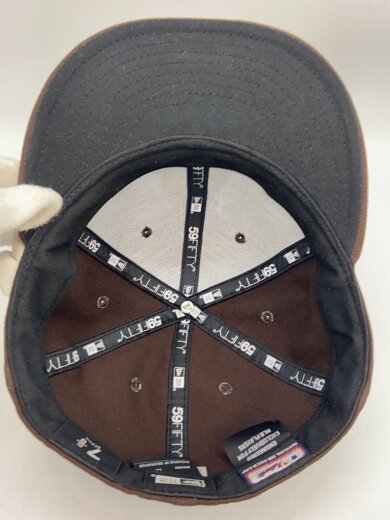 商品画像：キャップ/7 5/8/ポリエステル/BRW/メンズ 4