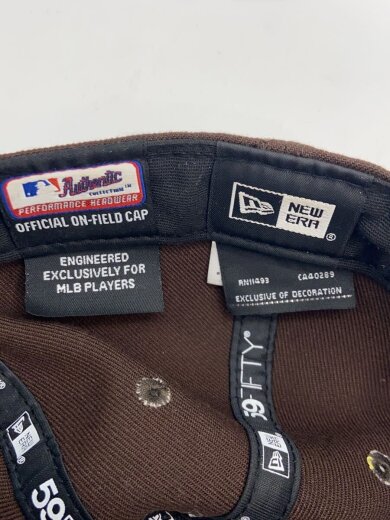 商品画像：キャップ/7 5/8/ポリエステル/BRW/メンズ 5