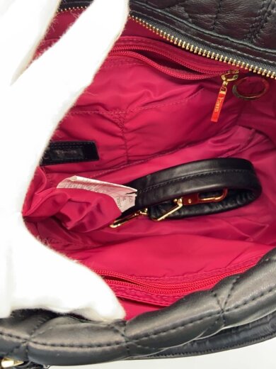 商品画像：ハンドバッグ/レザー/BLK 6