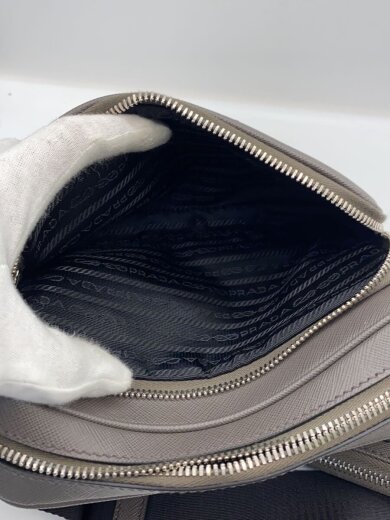 商品画像：ショルダーバッグ/レザー/GRY/2VH170// 7