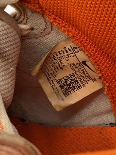 商品画像：ハイカットスニーカー/26.5cm/ORN/DD1399-101 4