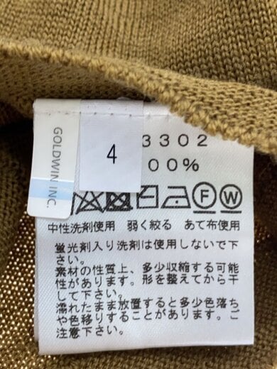 商品画像：ニット・セーター(薄手)/4/ウール/CML/GZ33302// 4