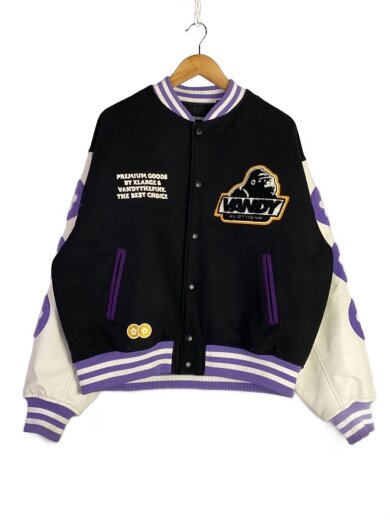 商品画像：スタジャン/L/ウール/BLK/101231021015// 1