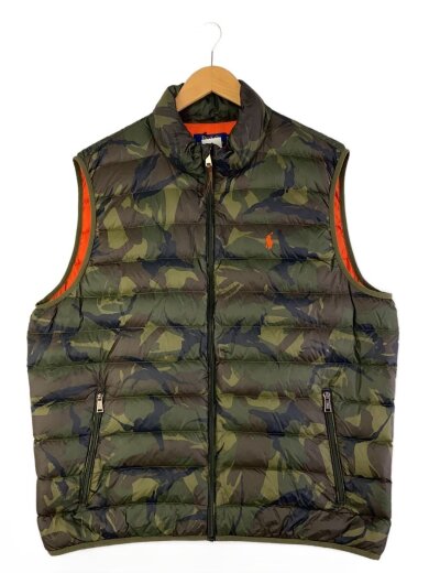 商品画像：ダウンベスト/XXL/ナイロン/マルチカラー/カモフラ// 1