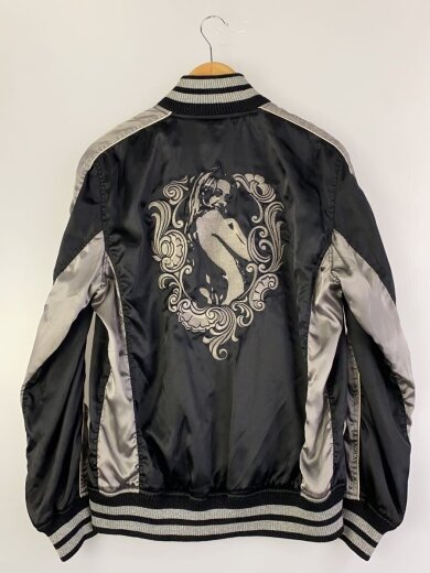 商品画像：スカジャン/M/ポリエステル/BLK/5AB-0082// 2