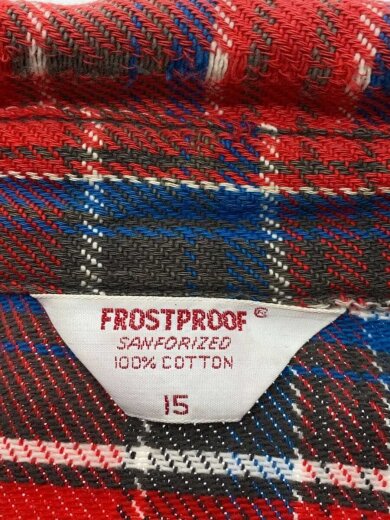 商品画像：60s/ネルシャツ/15/コットン/RED/チェック 3