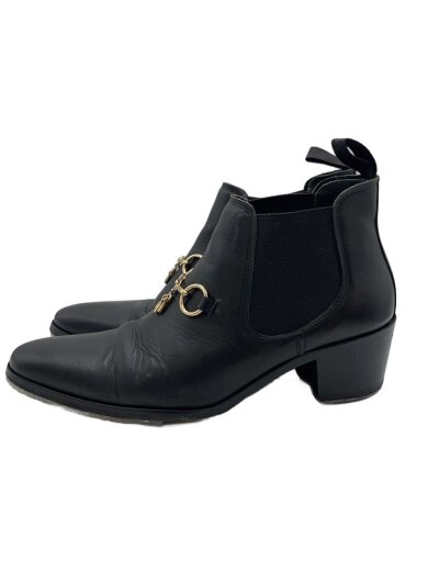 商品画像：HEELED CHEALSEA BIT BOOT/サイドゴアブーツ/39/BLK/レザー 1