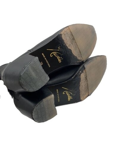 商品画像：HEELED CHEALSEA BIT BOOT/サイドゴアブーツ/39/BLK/レザー 4