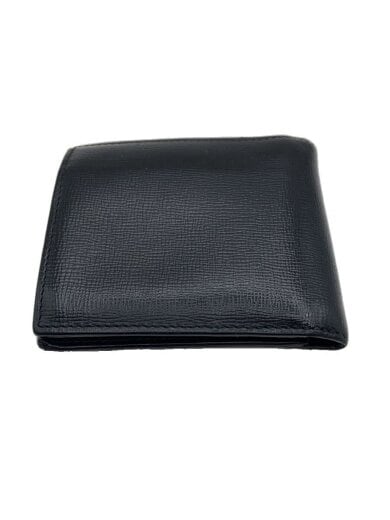 商品画像：2つ折り財布/レザー/BLK/メンズ 2