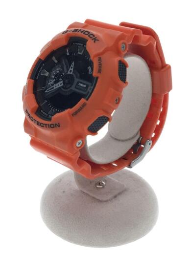 画像：CASIOクォーツ腕時計・G-SHOCK/GA-110MR-4AJF/5146/デジアナ/オレンジ/箱付2