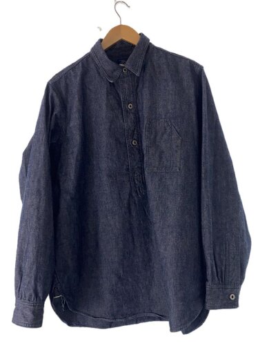 画像：POST OVERALLS長袖シャツ/XL/コットン/IDG/1201-HC//1
