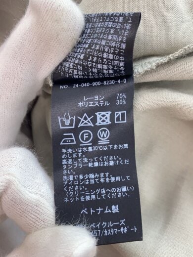 商品画像：長袖ワンピース/38/レーヨン/GRN/無地/24-040-900-8230-4-0 5