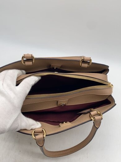 商品画像：リリー・キャリーオール/レザー/BEG/無地 6