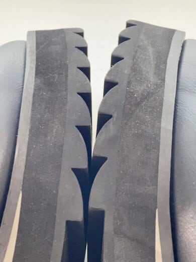 商品画像：シャークソールコンビネーションシュー/ドレスシューズ/S/BLK/フェイクレザー 6