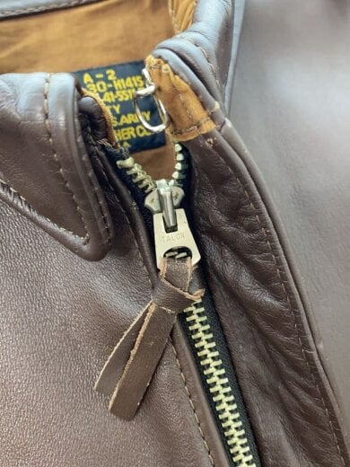 商品画像：A-2/レザージャケット・ブルゾン/38/レザー/BRW 6