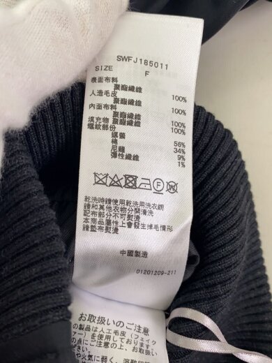 商品画像：ダウンジャケット/FREE/ポリエステル/BLK/SWFJ185011 4