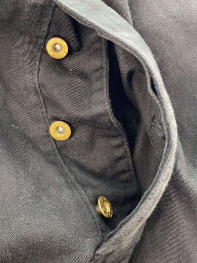 商品画像：LOW-BACK OVERALL/オーバーオール/L/コットン/BLK/無地/LM7264 3