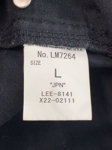 商品画像：LOW-BACK OVERALL/オーバーオール/L/コットン/BLK/無地/LM7264 5