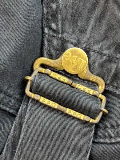 商品画像：LOW-BACK OVERALL/オーバーオール/L/コットン/BLK/無地/LM7264 9