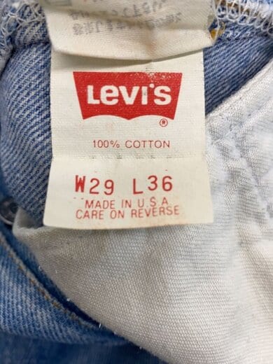 商品画像：501xx/ボタン裏555/90s/ボトム/29/デニム/IDG/無地 5