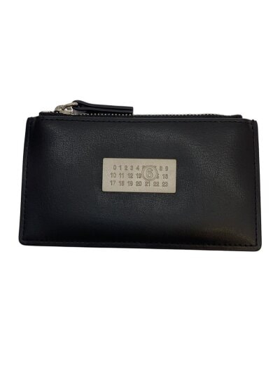 商品画像：ニューメリック/ジップカードホルダー/カードケース/牛革/BLK/無地/メンズ/SA5UI0016 1