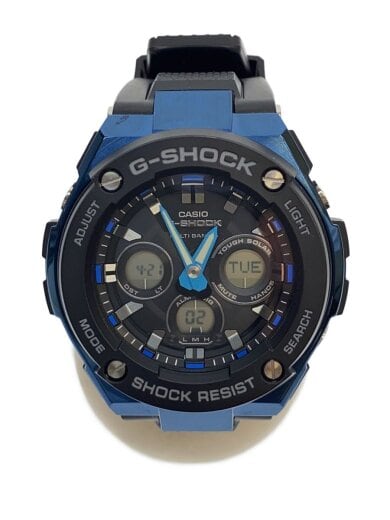 商品画像：ソーラー腕時計/デジアナ/ラバー/BLK/BLK/GST-W300G-1A2JF 1