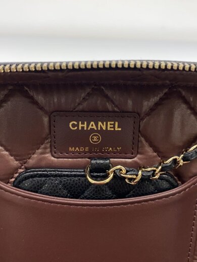 商品画像：マトラッセ キャビアスキン バニティ ハンドバッグ/レザー/BLK/AP2573 5