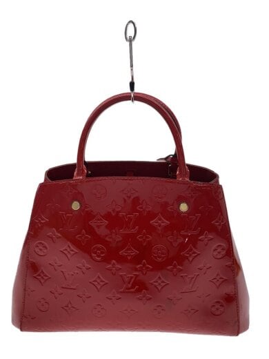 商品画像：モンテーニュMM_モノグラム・ヴェルニ/エナメル/RED// 1