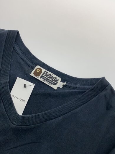商品画像：カモスター/VネックTシャツ/L/コットン/BLK/1920-109-019// 6