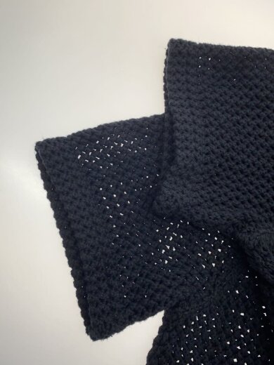 商品画像：ODYED MESH CREW/Tシャツ/S/コットン/BLK/左肩ホツレ有 5