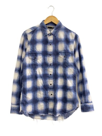 商品画像：Smoky Ombre Check Western SH/2/コットン/IDG/チェック/2203-504-37-0 1